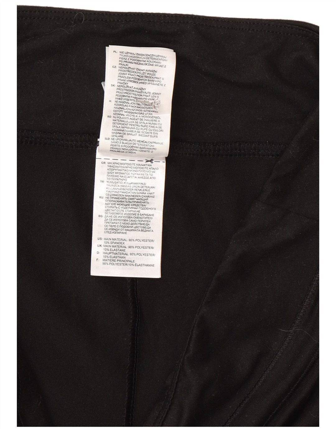 Adidas Γυναικεία κολάν Capri Climalite UK 12/14 Μεσαίο μαύρο πολυεστέρα