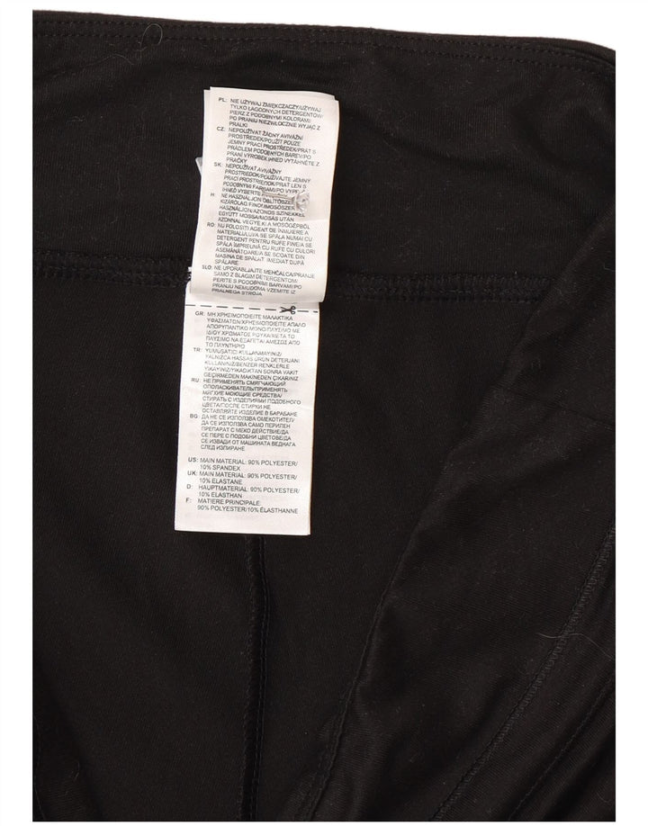 Adidas Γυναικεία κολάν Capri Climalite UK 12/14 Μεσαίο μαύρο πολυεστέρα