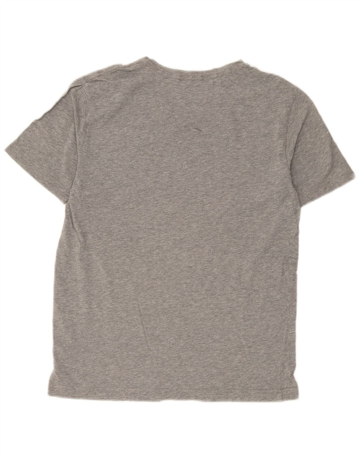 Ανδρικό T-Shirt Puma Τοπ Μικρό Γκρι Βαμβακερό