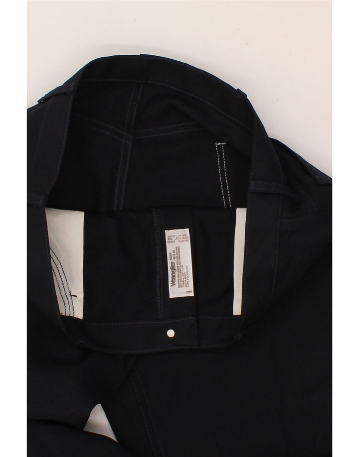 WRANGLER Mens Straight Casual Trousers W40 L27 Black Polyester Vintage Wrangler and Second-Hand Wrangler from Messina Hembry 