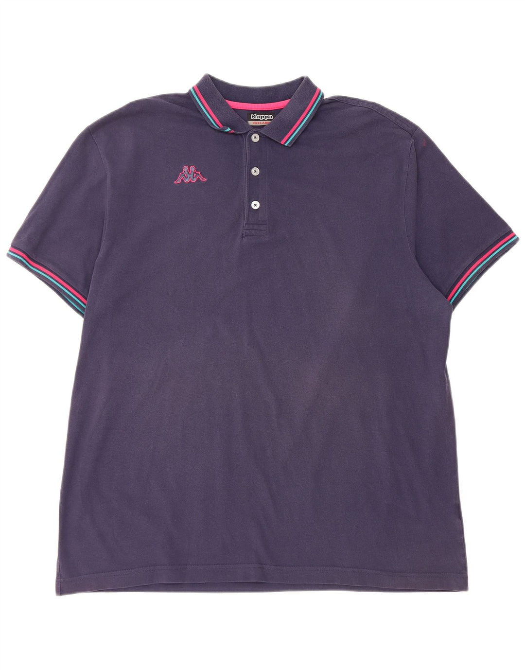 Ανδρικό μπλουζάκι πόλο Kappa 3XL Navy Blue