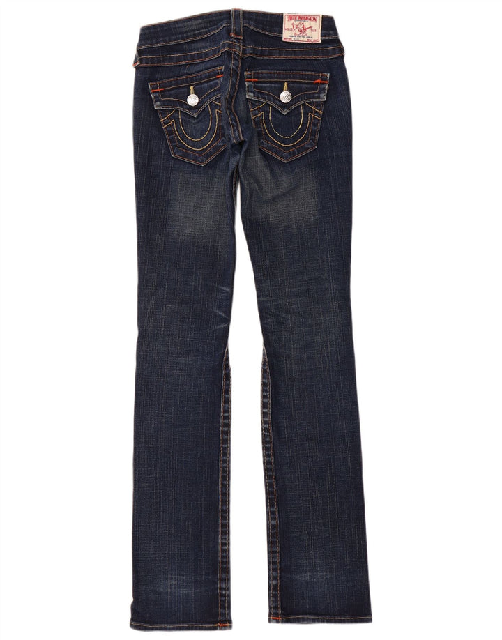 True Religion Γυναικείο Slim Bootcut Jeans W24 L33 Μπλε βαμβακερό