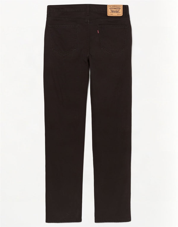 Levi's Mens 752 Straight Jeans W34 L34 Μαύρο βαμβακερό