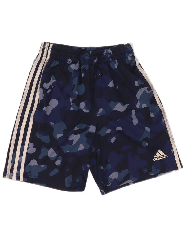 Adidas Boys Sport Short 10-11 Years Medium Navy Blue Camouflage