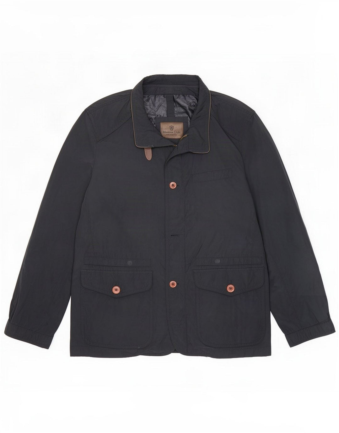 Massimo Dutti Ανδρικό Utility Jacket UK 40 Large Navy Blue Polyester