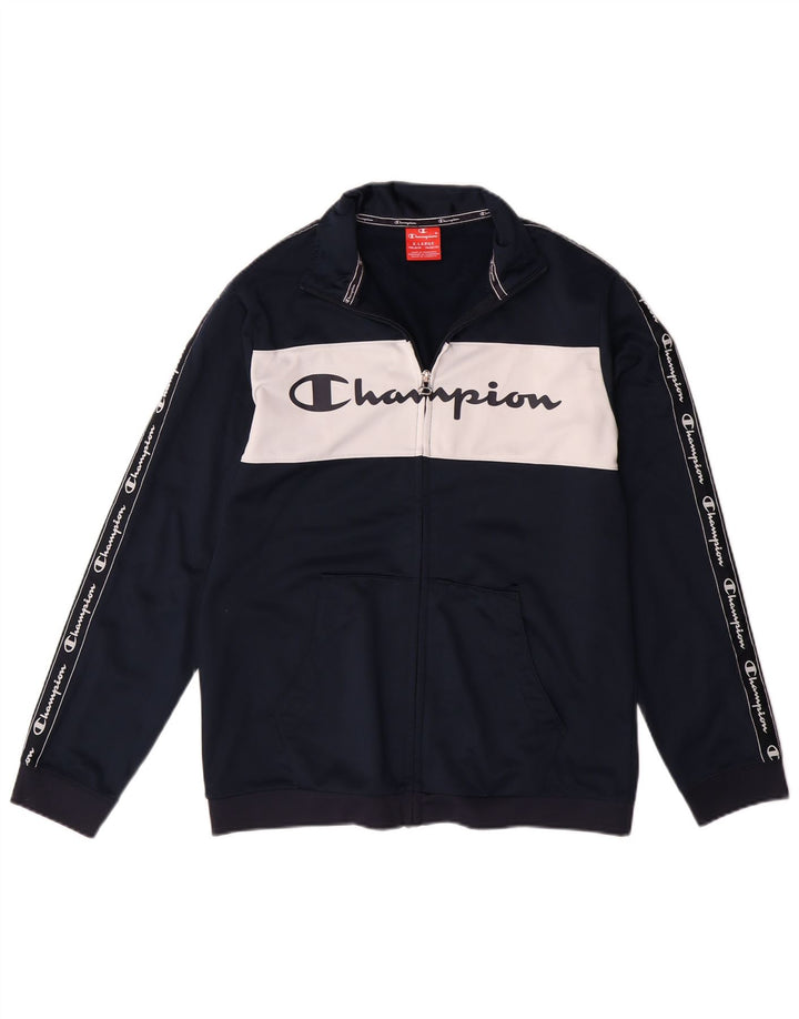 CHAMPION για αγόρια αθλητικά μπουφάν 13-14 ετών XL Navy Blue Colorblock