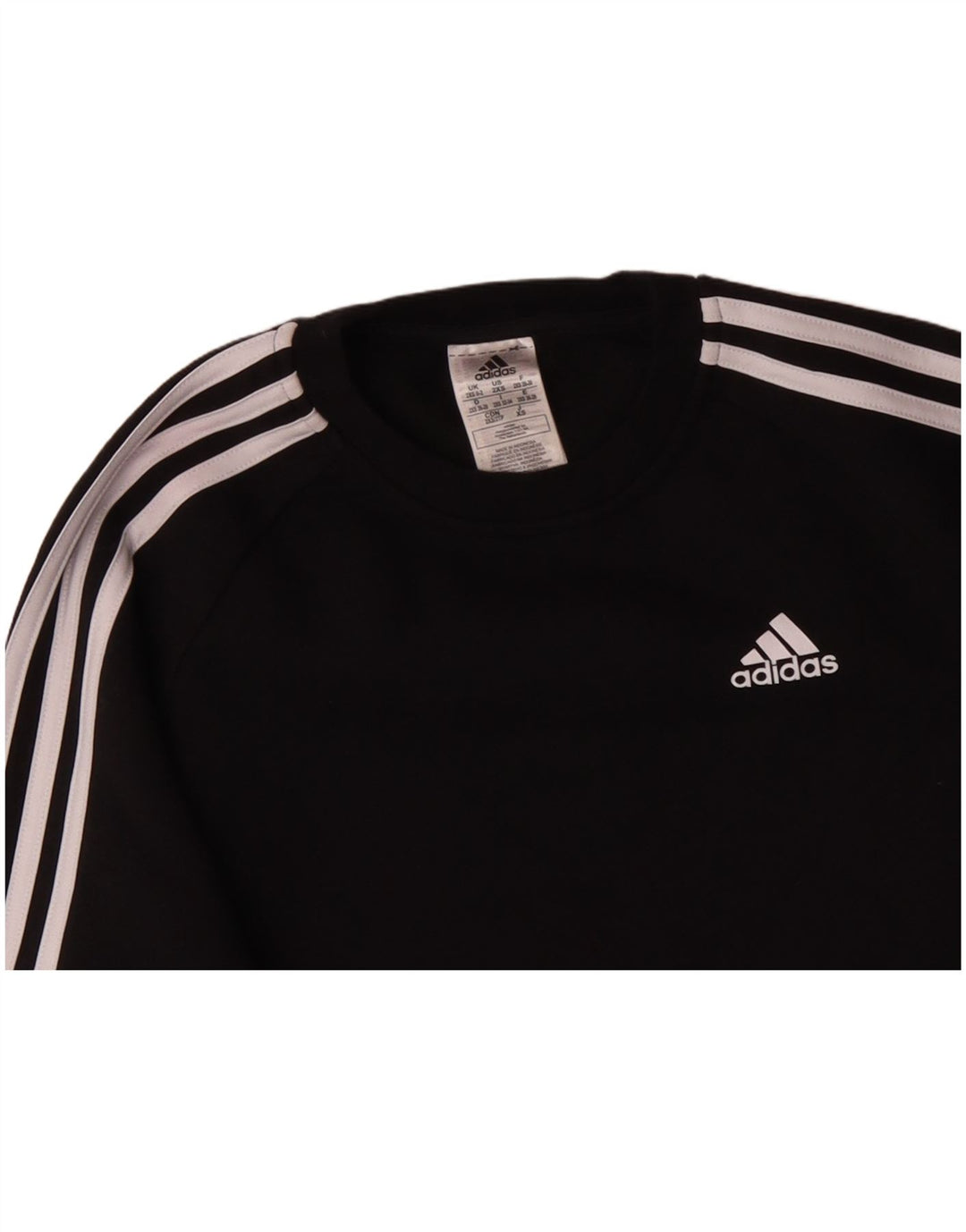 Γυναικείο φούτερ ADIDAS Oversized Jumper UK 0/2 XS Μαύρο βαμβακερό