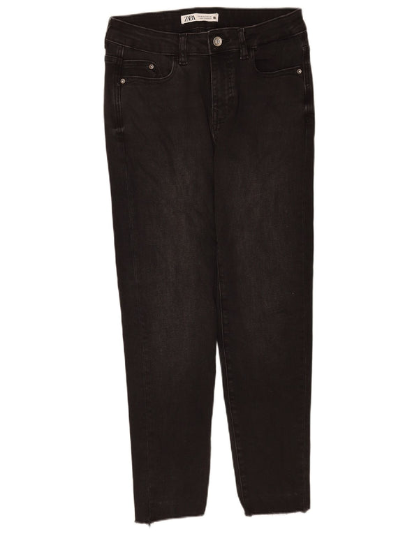 Zara Γυναικείο Tapered Jeans EU 40 Medium W30 L26 Black