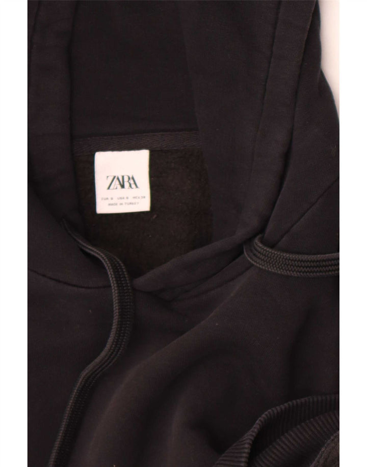 Zara Ανδρικό Hoodie Jumper Small Black