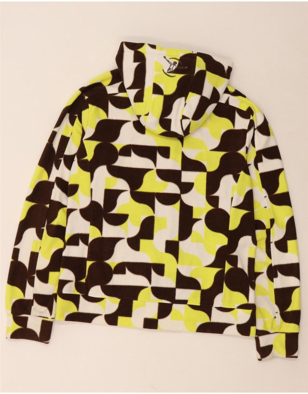 Γυναικείο μπουφάν CHIEMSEE με κουκούλα Fleece UK 18 XL πολύχρωμο γεωμετρικό