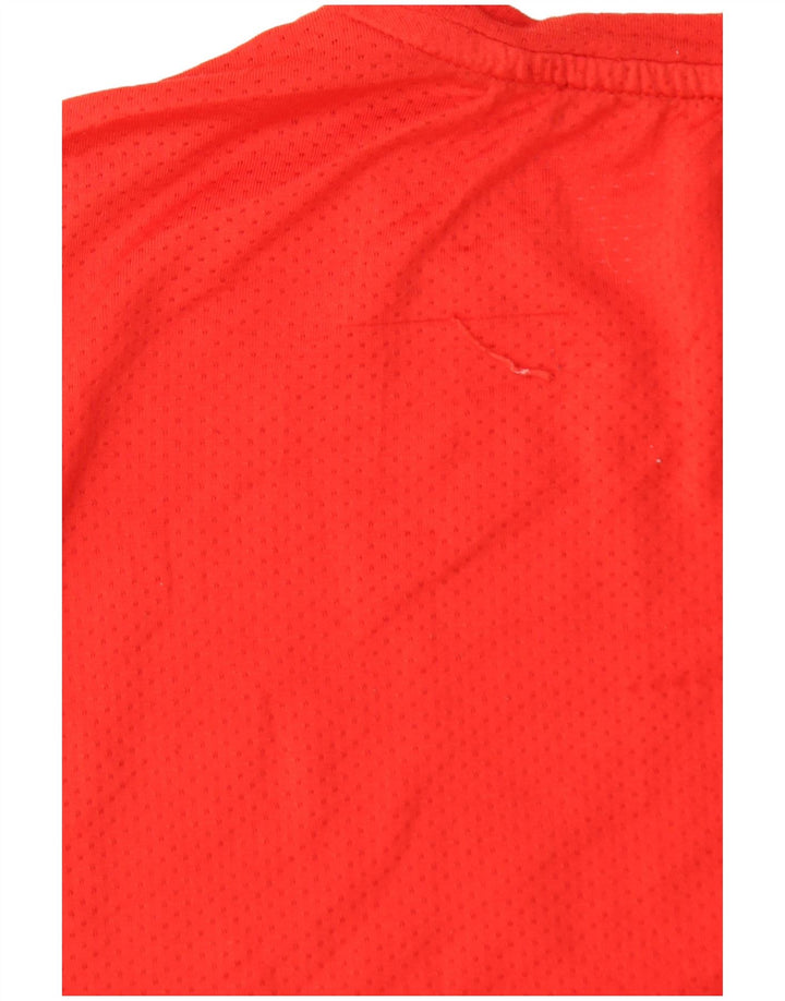 RUSSELL ATHLETIC Ανδρικό γιλέκο Dri-Power Top Small Red Colorblock Πολυεστέρας
