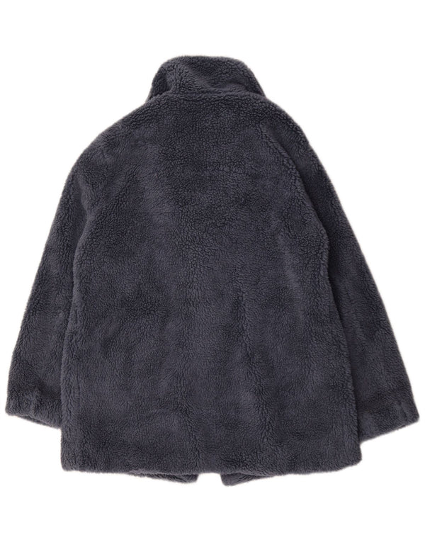 Γυναικείο πανωφόρι από συνθετική γούνα Marks & Spencer Oversized UK 12 Medium Grey