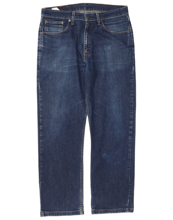 Levi's Mens 751 Straight Jeans W34 L29 Blue Cotton