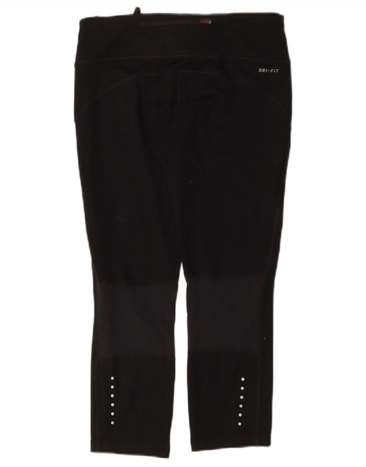 Γυναικεία κολάν Nike Dri Fit Capri UK 10 Small Black Polyester