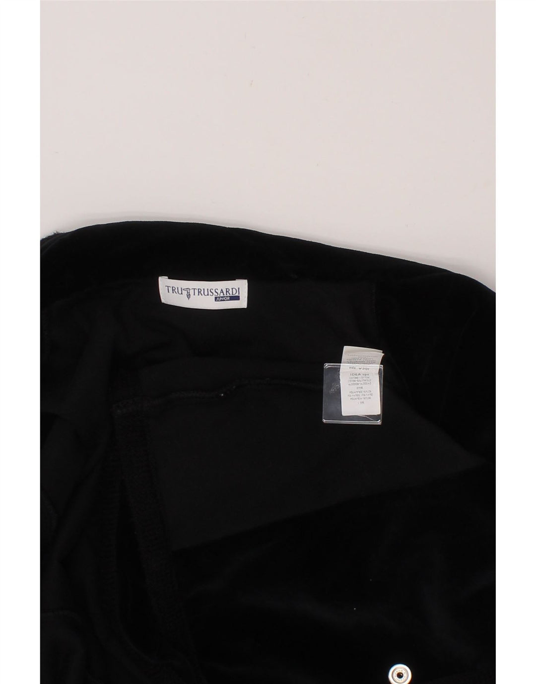 TRUSSARDI JUNIOR Girls 3 Button Blazer Jacket 5-6 Years Black Cotton Vintage Trussardi Junior and Second-Hand Trussardi Junior from Messina Hembry 