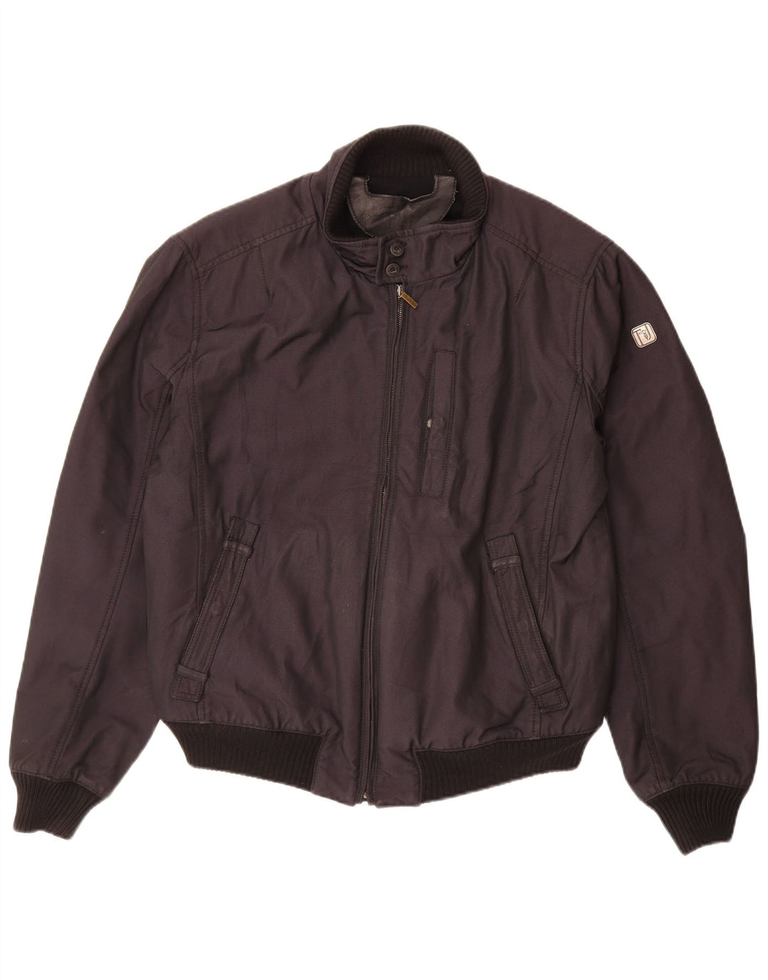 TRUSSARDI JEANS Ανδρικό μπουφάν Bomber IT 52 XL Μαύρο Πολυεστέρας
