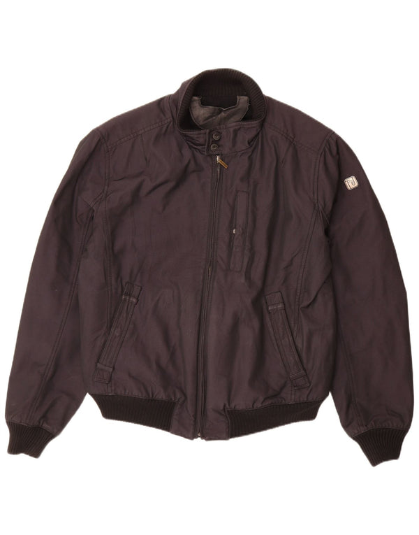 TRUSSARDI JEANS Ανδρικό μπουφάν Bomber IT 52 XL Μαύρο Πολυεστέρας