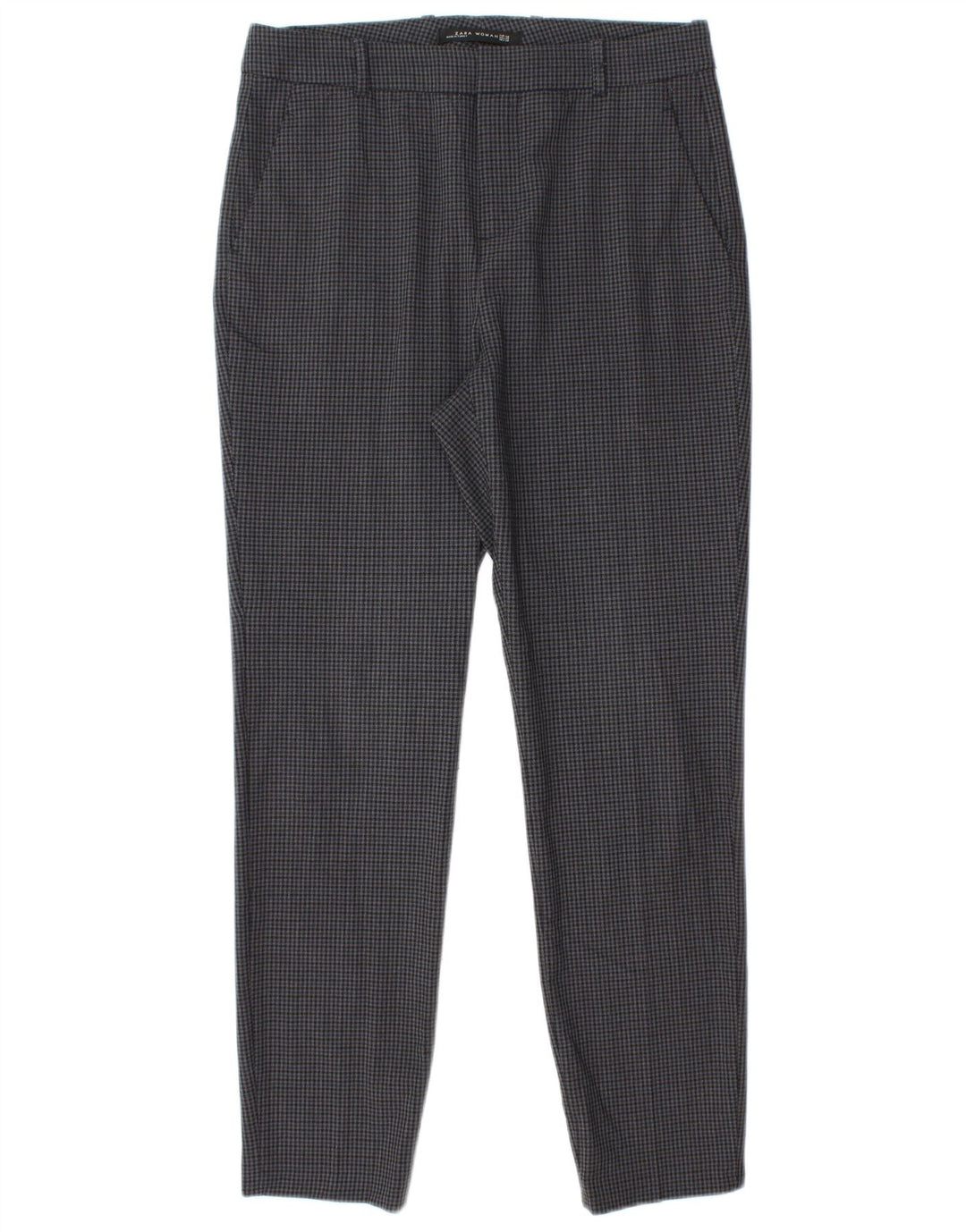 Zara Γυναικείο Slim Suit Παντελόνι EU 40 Medium W30 L28 Grey Houndstooth