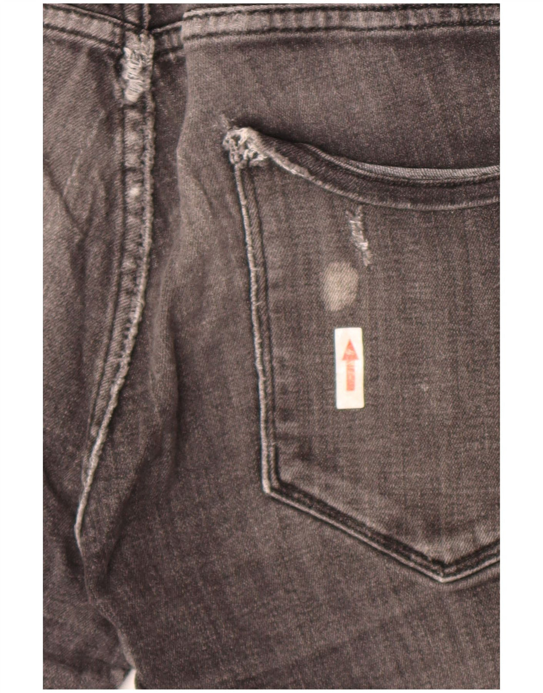 Jack & Jones Ανδρικό τζιν σορτς ταλαιπωρημένο μικρό W30 γκρι βαμβακερό