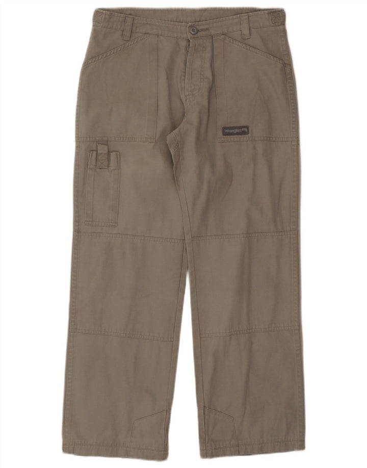 Ανδρικό ίσιο παντελόνι Cargo Wrangler W32 L28 Γκρι βαμβακερό
