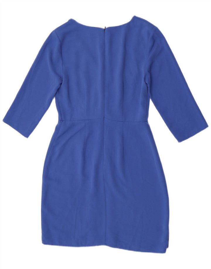 Γυναικείο φόρεμα με μανίκια Oasis 3/4 UK 8 Small Blue Polyester