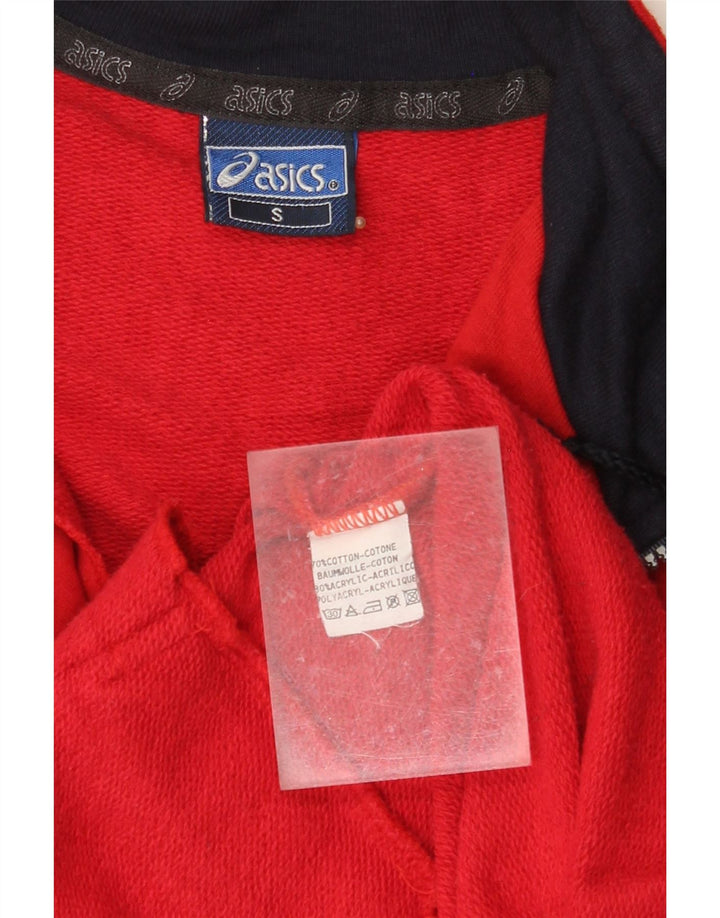 ASICS Ανδρική φόρμα αθλητικής φόρμας γραφικά Μπουφάν Μικρό κόκκινο βαμβακερό