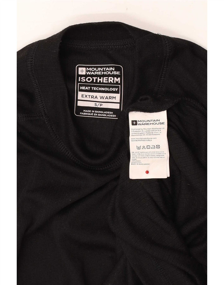 Mountain Warehouse Ανδρικό Μπλουζάκι Μακρυμάνικο Μικρό Μαύρο Πολυεστέρα