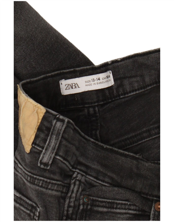 Zara Girls Bootcut Jeans 13-14 ετών W28 L27 Γκρι