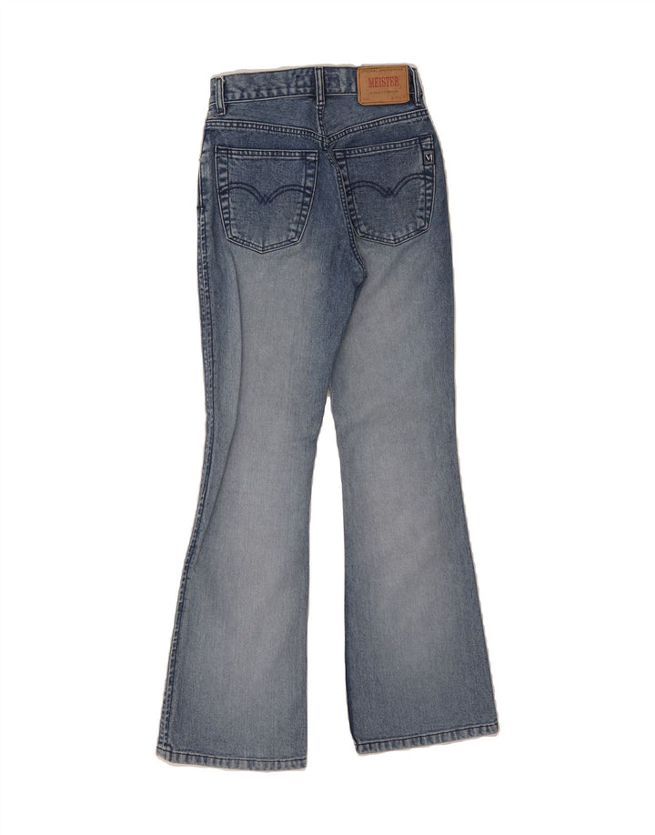 MEISTER Womens Bootcut Jeans W28 L30  Blue Cotton Vintage Meister and Second-Hand Meister from Messina Hembry 
