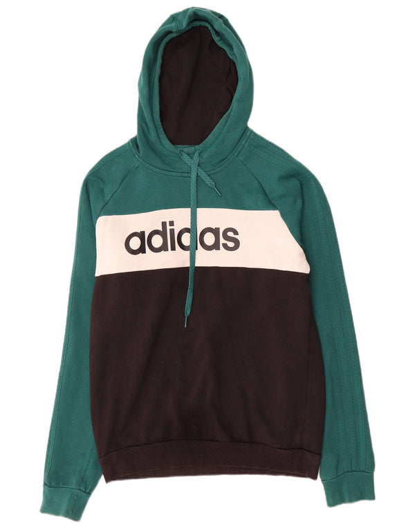 Ανδρικό γραφικό κουκούλα Adidas, μεσαίο πολύχρωμο μπλοκ χρώματος