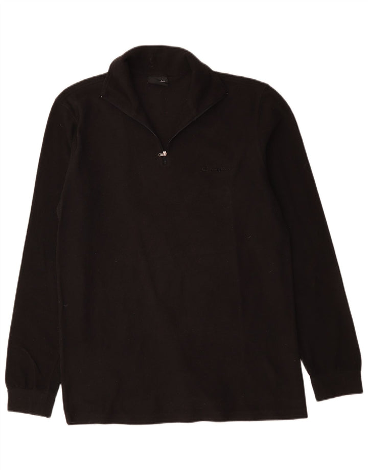 Champion Ανδρικό φερμουάρ Fleece Jumper 2XL μαύρο πολυεστέρα