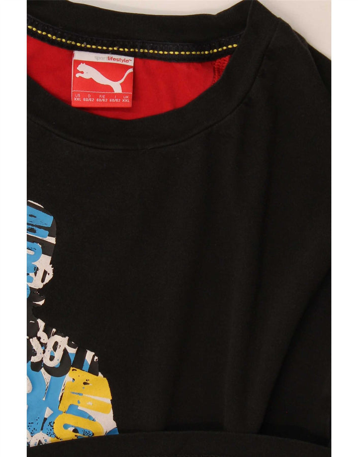 Ανδρικό γραφικό μπλουζάκι Puma Top 2XL Μαύρο