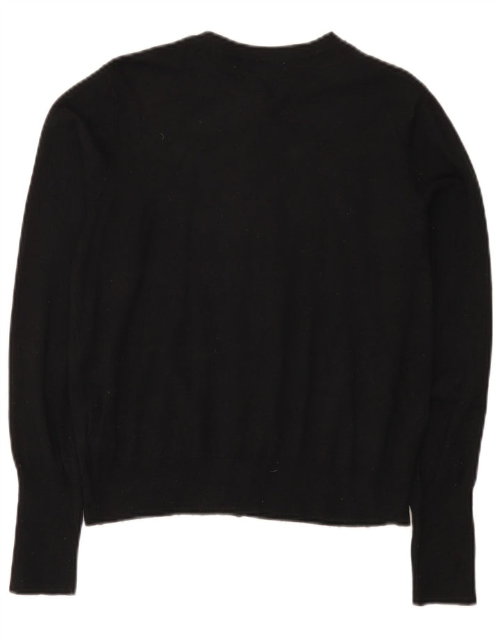 Marks & Spencer Γυναικεία ζακέτα Crop UK 12 μεσαία μαύρη βισκόζη