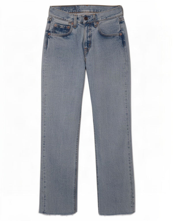Levi's Womens 595 Straight Jeans W27 L28 Blue Cotton