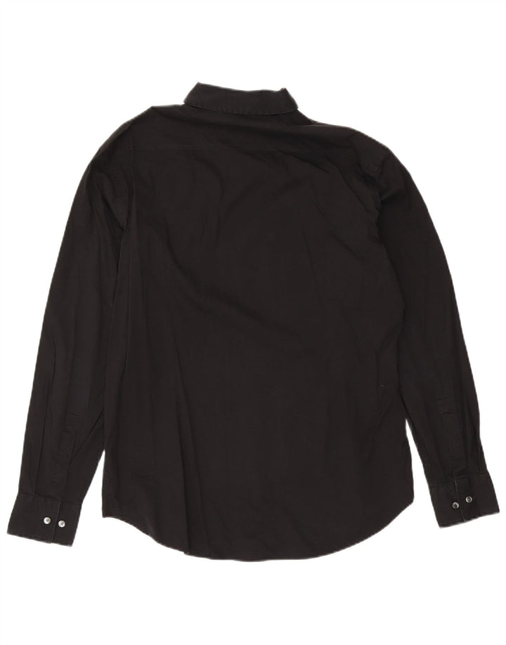 Ανδρικό πουκάμισο Hugo Boss Slim Fit Μέγεθος 41 16 Large Μαύρο