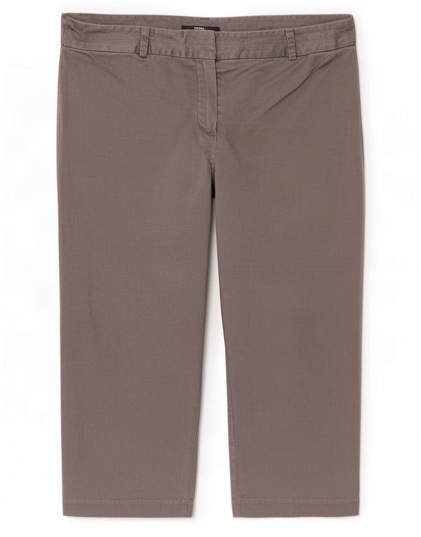 Marks & Spencer Γυναικείο παντελόνι Capri UK 12 Medium W32 L20 Γκρι βαμβακερό
