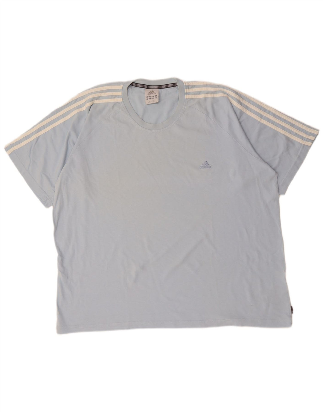 Ανδρικό T-Shirt Adidas Top 2XL Μπλε βαμβακερό