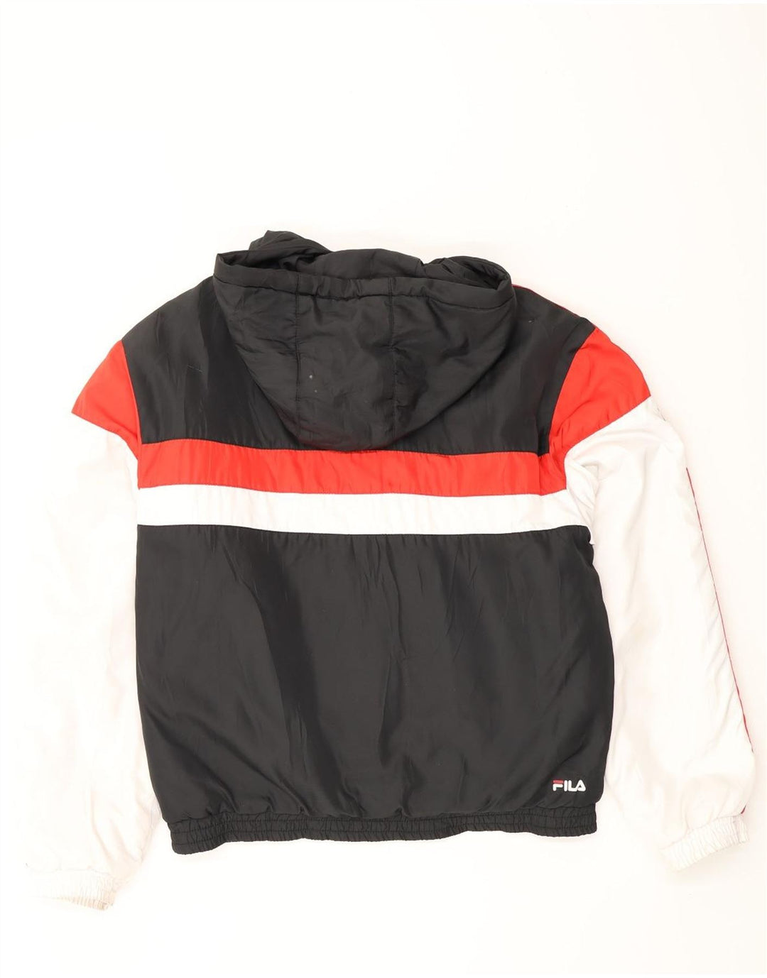 Fila Ανδρικό μπουφάν με κουκούλα UK 38 Medium Black Colourblock Polyester