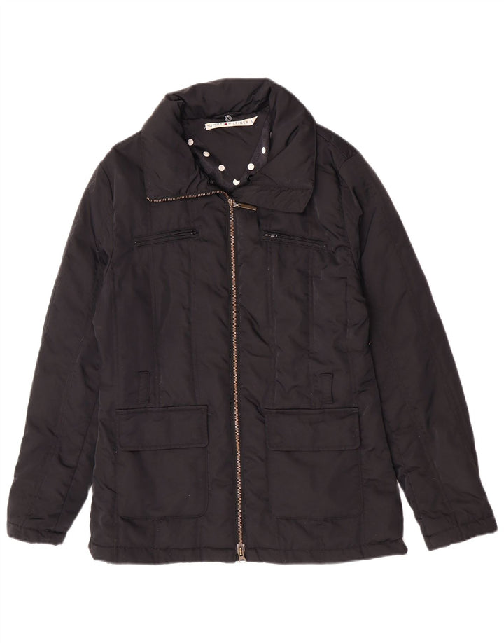 Tommy Hilfiger Γυναικείο μπουφάν UK 16 Large Black Nylon