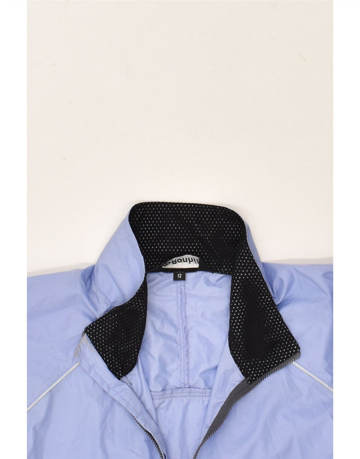 RONHILL Womens Tracksuit Top Jacket US 12 Large Blue Colourblock Polyester Vintage Ronhill and Second-Hand Ronhill from Messina Hembry 