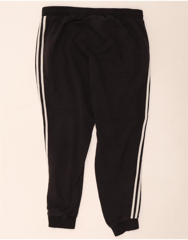 Γυναικεία αθλητική φόρμα Adidas Παντελόνι Joggers UK 18 XL Μαύρο βαμβακερό