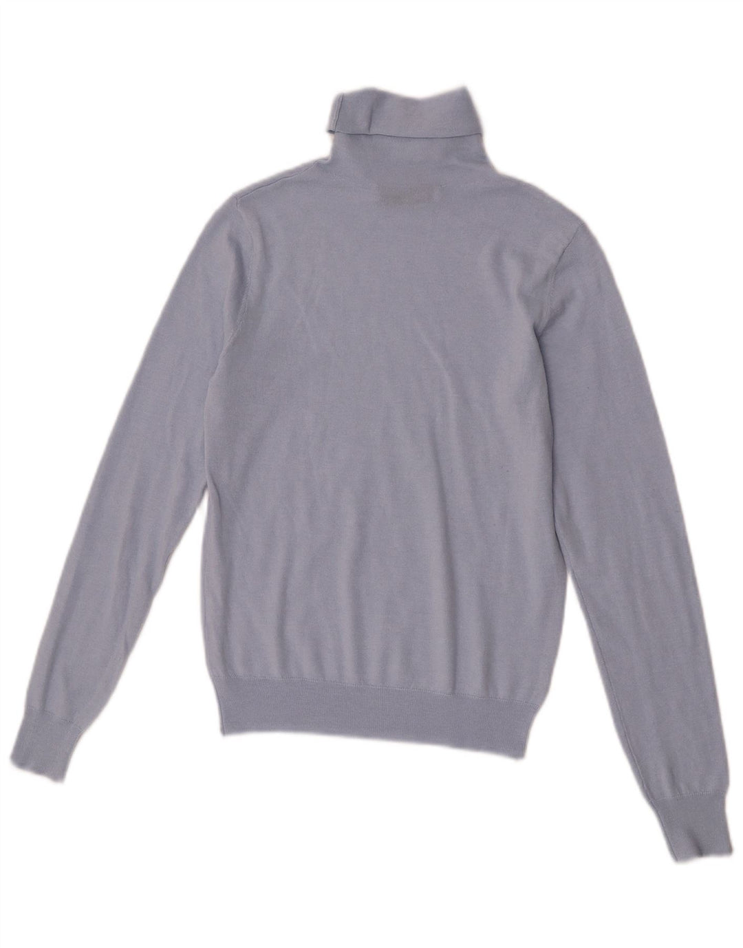 Zara Γυναικείο πουλόβερ με ρολό λαιμόκοψη UK 12 Medium Blue