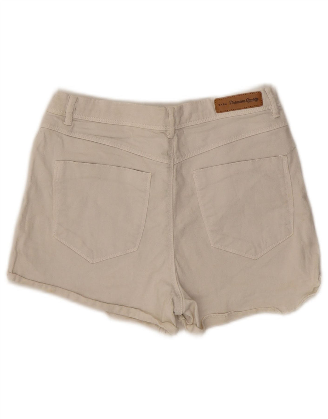 Zara Γυναικείο τζιν σορτς Trafaluc EU 38 Small W28 Λευκό