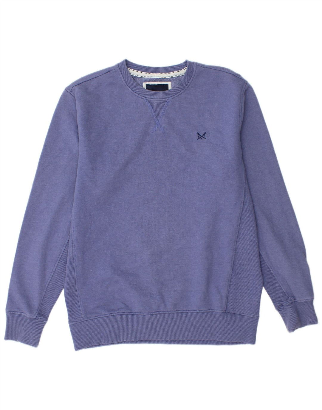 CREW CLOTHING Ανδρικό φούτερ Jumper Μεσαίο Μωβ Βαμβακερό