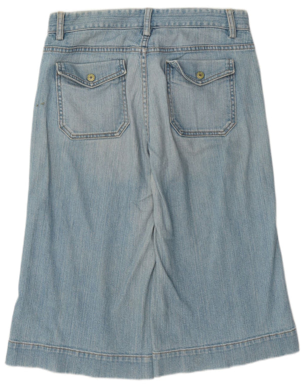 Gap Γυναικείο τζιν βερμούδα σορτς UK 10 Small W30 μπλε βαμβακερό