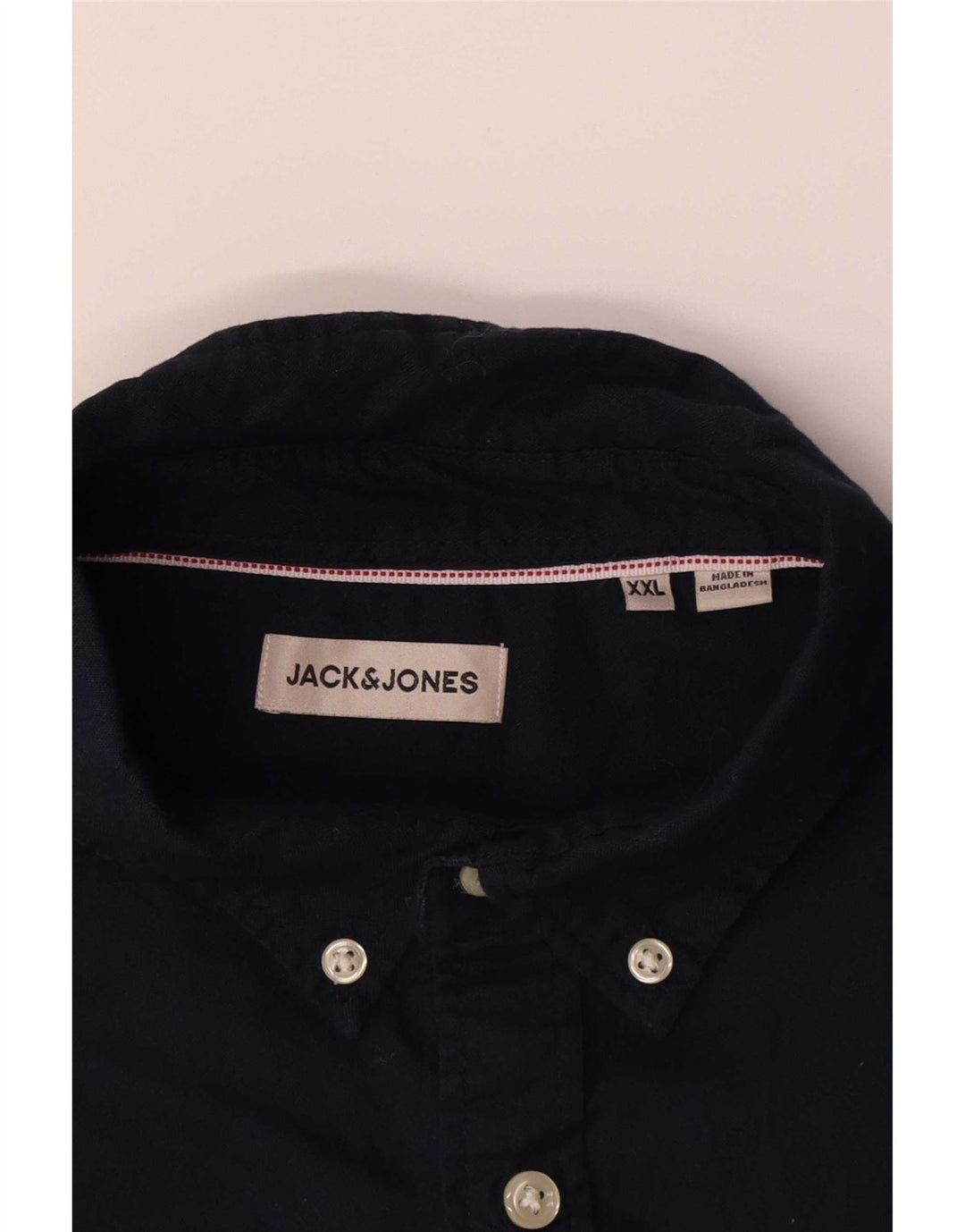 Ανδρικό πουκάμισο Jack & Jones 2XL Navy Blue Cotton