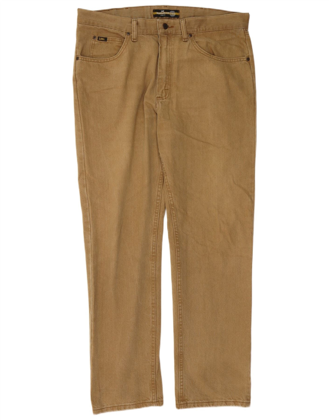 Ανδρικό τζιν Lee Regular Fit W38 L32 Καφέ βαμβακερό