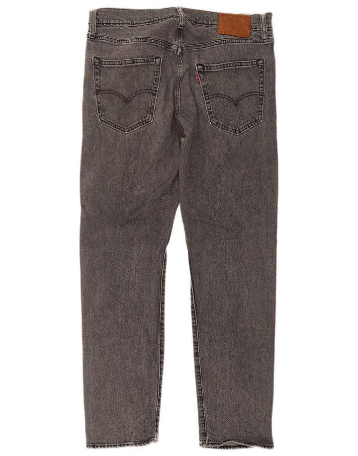 Levi's Mens 502 Tapered Jeans W34 L32 Γκρι βαμβακερό