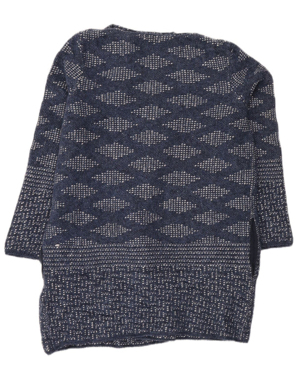 Marks & Spencer Γυναικείο πουλόβερ Longline Cardigan UK 14 Medium Blue