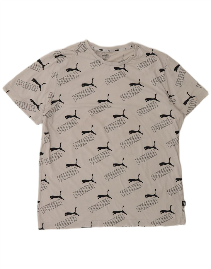 Ανδρικό γραφικό T-Shirt Puma Top Large Λευκό